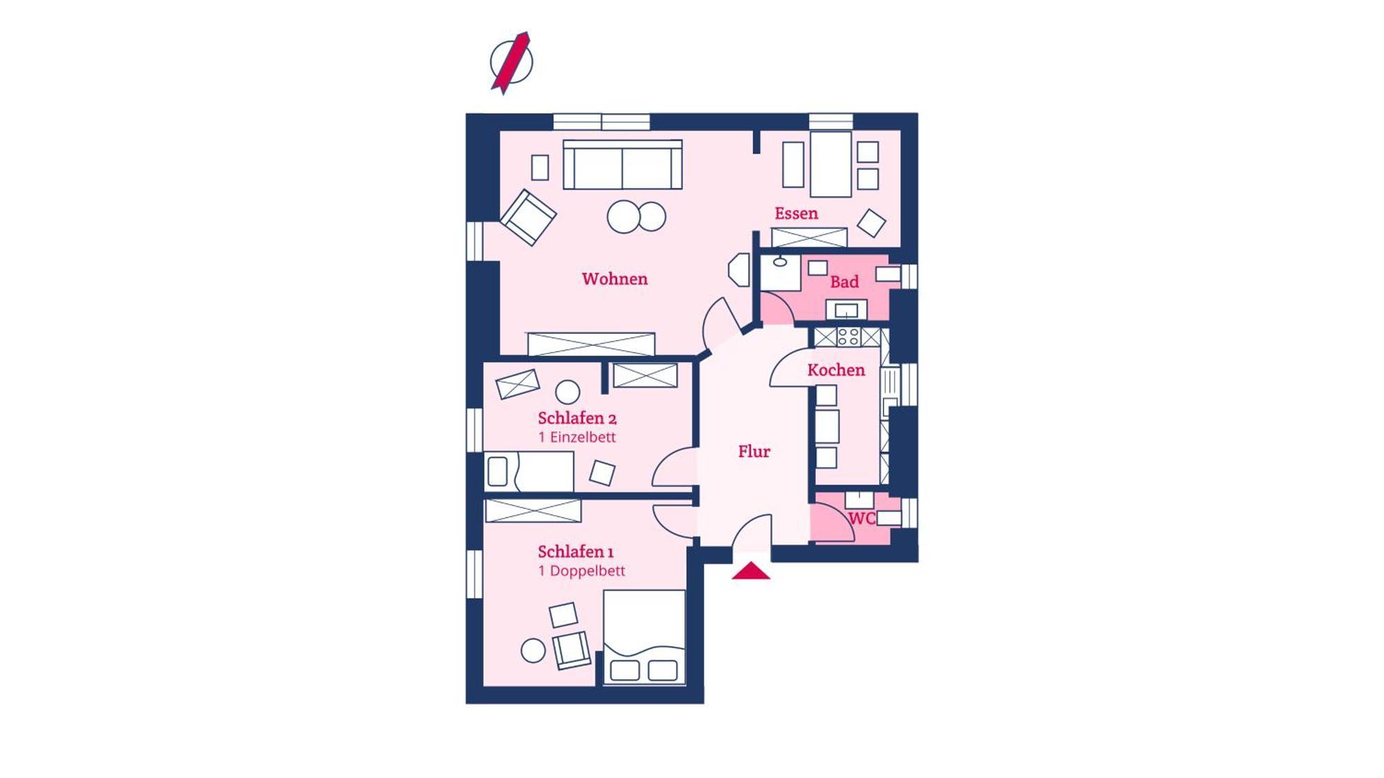 Haus Otto Wohnung 5 Wyk auf Föhr Buitenkant foto
